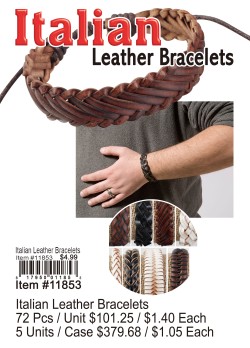 Italian Leather Bracelets